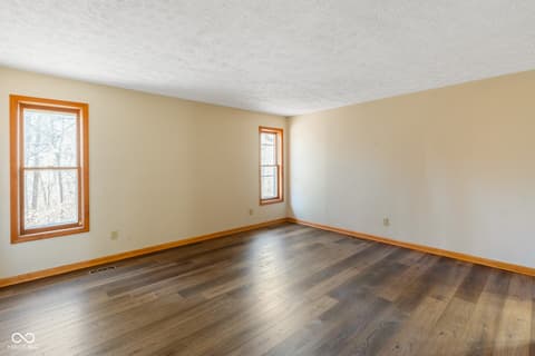 Primary bedroom at 9852 N Woodland Drive, Mooresville, IN