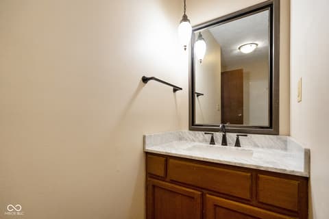 Bathroom at 9852 N Woodland Drive, Mooresville, IN