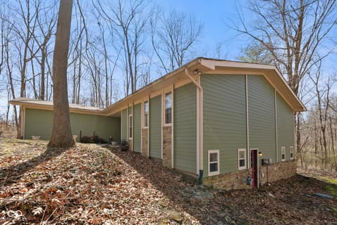 Side exterior at 9852 N Woodland Drive, Mooresville, IN