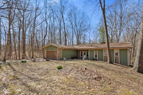 Front exterior at 9852 N Woodland Drive, Mooresville, IN