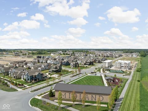 Aerial view at 17448 Carrier Drive, Westfield, IN