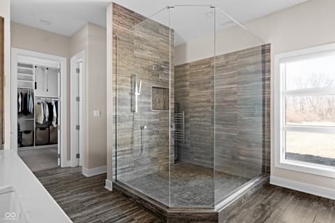 Bathroom at 5352 State Road 144, Greenwood, IN