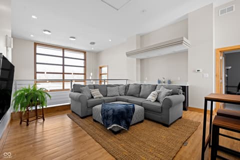 Living room at 5352 State Road 144, Greenwood, IN
