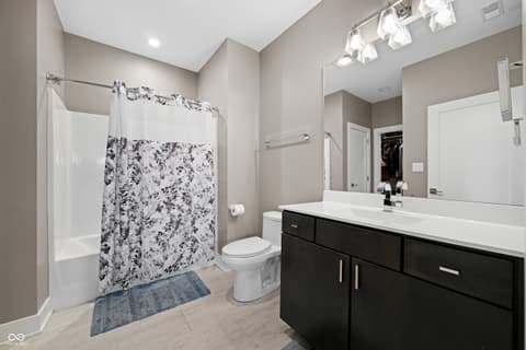 Bathroom at 5352 State Road 144, Greenwood, IN