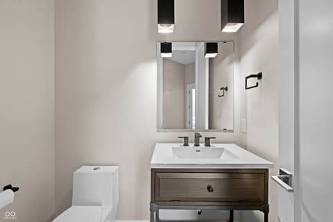 Bathroom at 5352 State Road 144, Greenwood, IN