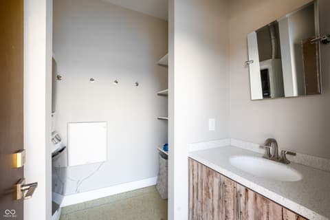 Bathroom at 5352 State Road 144, Greenwood, IN