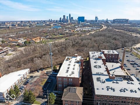 Aerial view at 55 S Harding Street, Indianapolis, IN