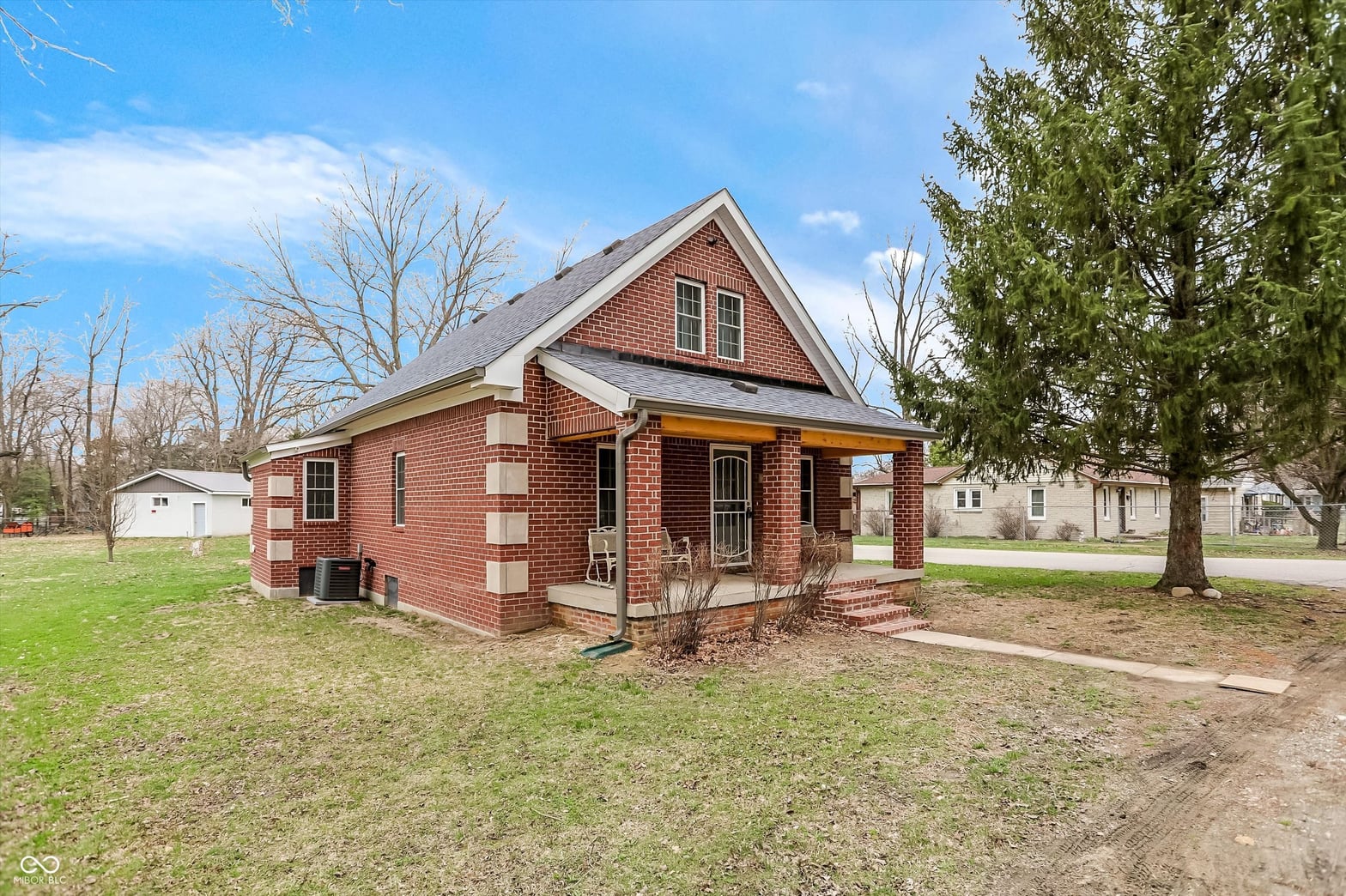 Front exterior at 7902 Alexander Street, Indianapolis, IN