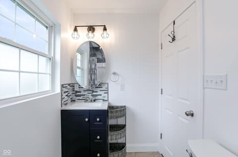 Bathroom at 7902 Alexander Street, Indianapolis, IN