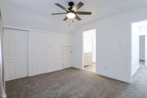 Primary bedroom at 7902 Alexander Street, Indianapolis, IN