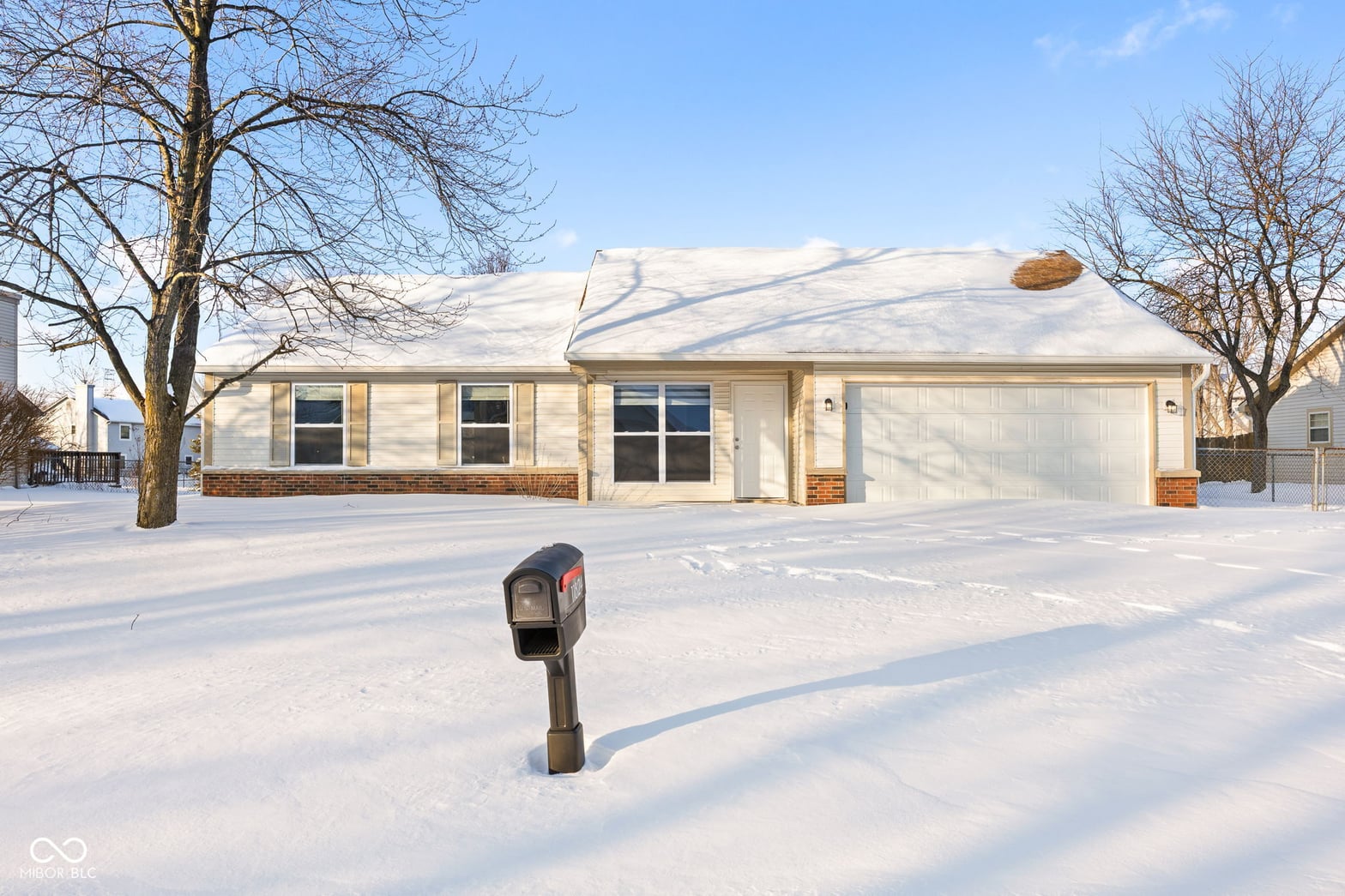 Front exterior at 11824 Holz Drive, Indianapolis, IN