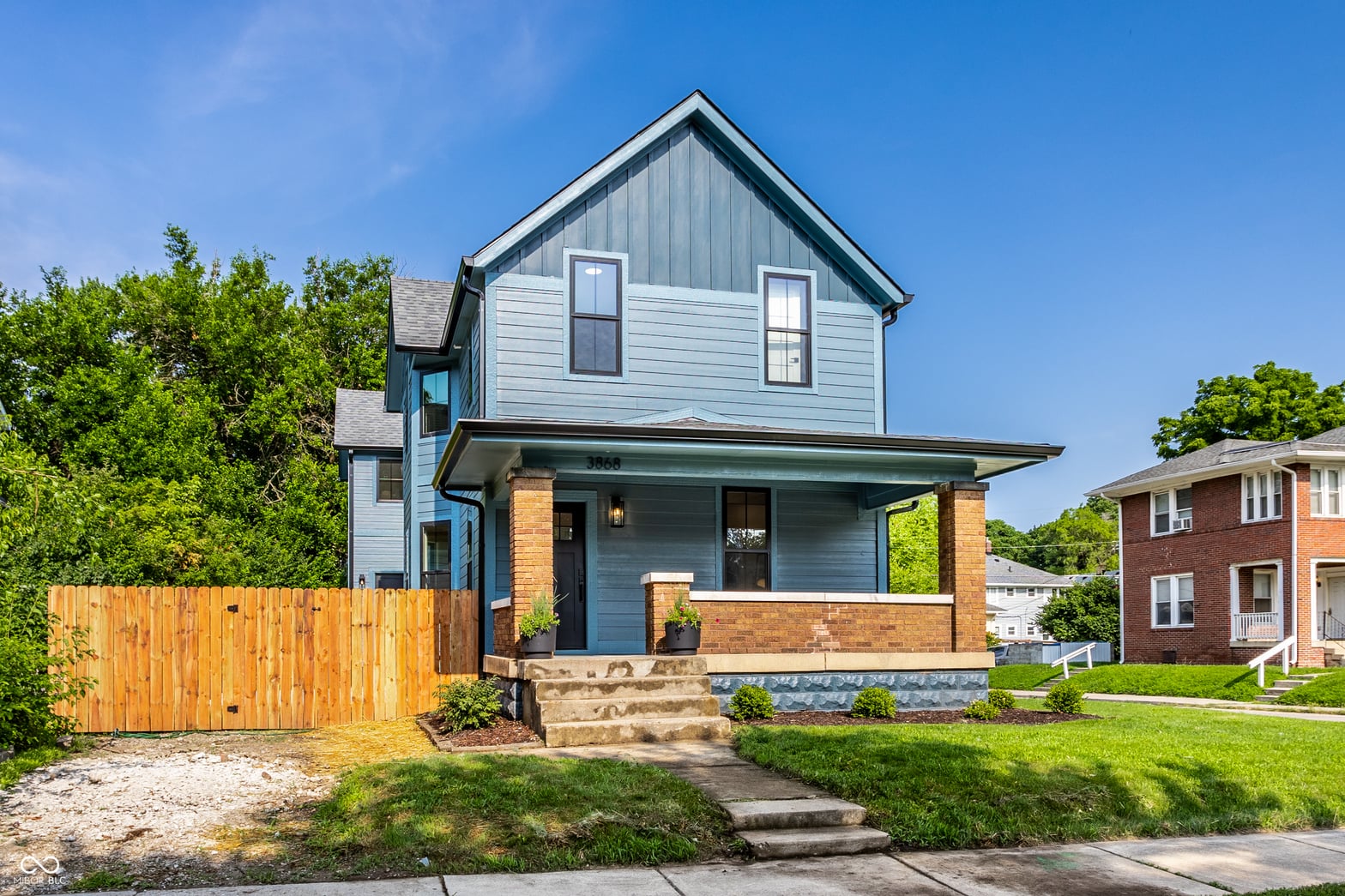 Front exterior at 3868 N Park Avenue, Indianapolis, IN