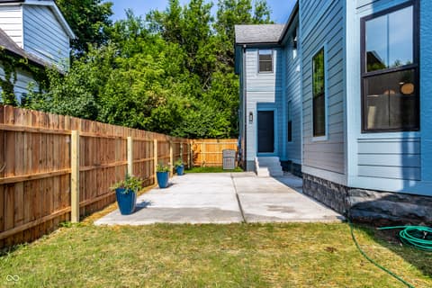 Outdoor living area at 3868 N Park Avenue, Indianapolis, IN