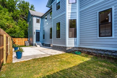 Backyard at 3868 N Park Avenue, Indianapolis, IN