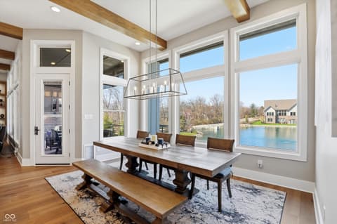 Dining room at 17112 Sanders Farm Circle, Westfield, IN