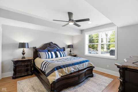Primary bedroom at 17112 Sanders Farm Circle, Westfield, IN