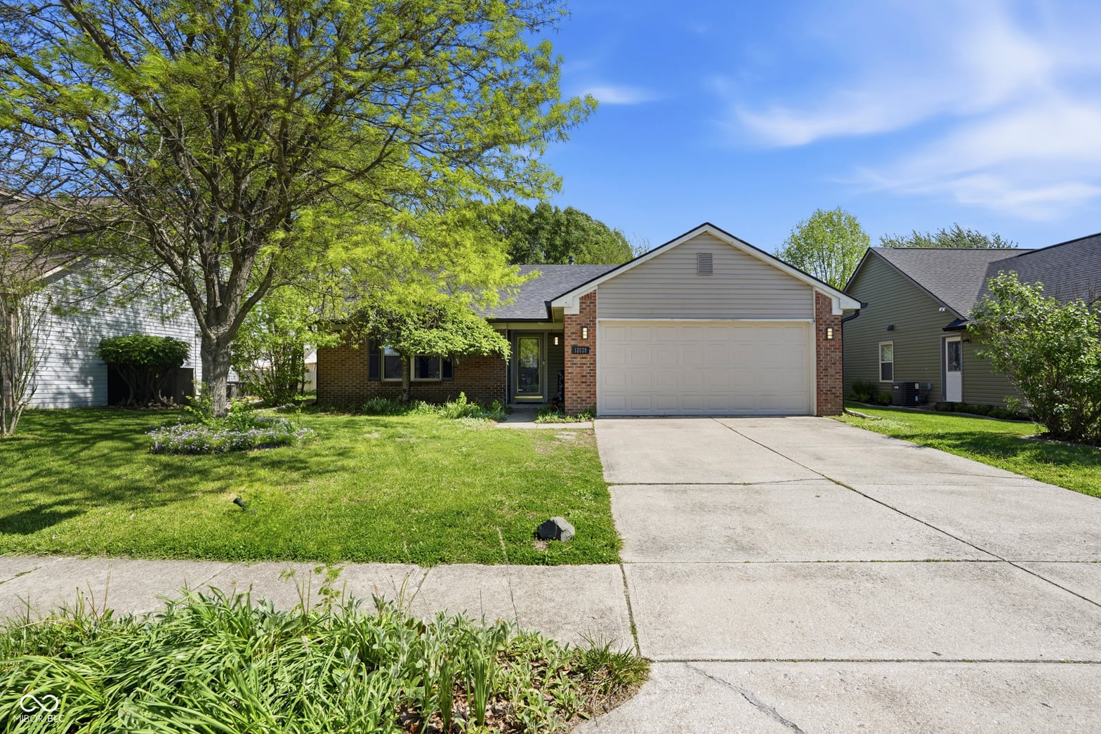 Front exterior at 12639 Feldspar Road, Indianapolis, IN