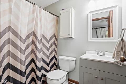 Bathroom at 12639 Feldspar Road, Indianapolis, IN