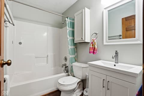 Bathroom at 12639 Feldspar Road, Indianapolis, IN