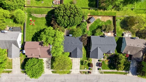 Aerial view at 12639 Feldspar Road, Indianapolis, IN