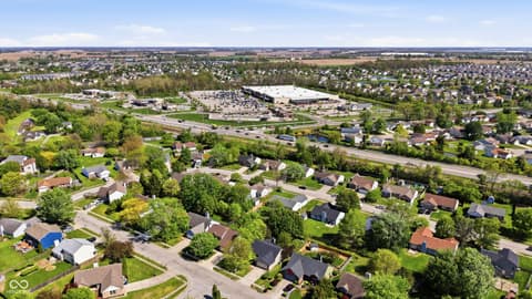 Aerial view at 12639 Feldspar Road, Indianapolis, IN