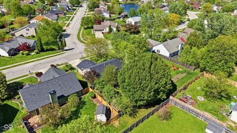 Aerial view at 12639 Feldspar Road, Indianapolis, IN