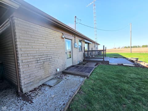Backyard at 2740 E 250 S, Shelbyville, IN