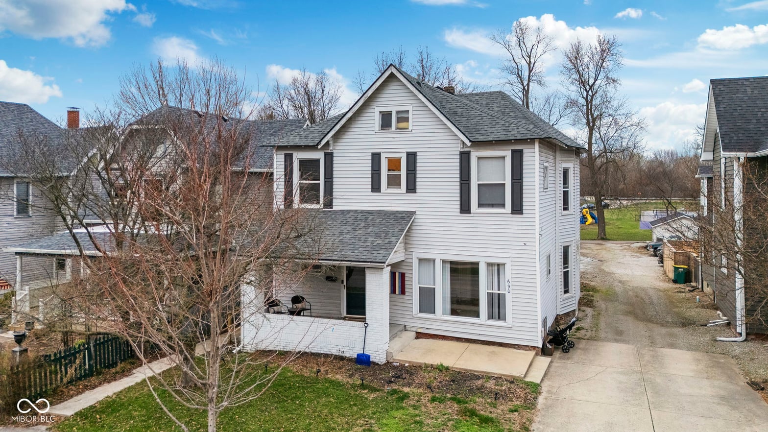 Front exterior at 690 E Jefferson Street, Franklin, IN