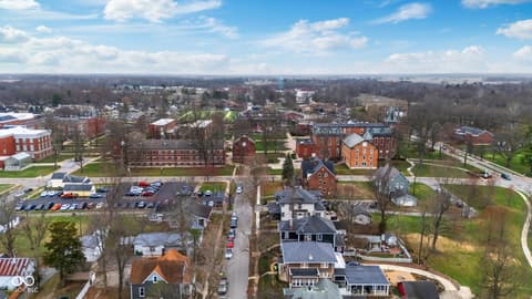 Aerial view at 690 E Jefferson Street, Franklin, IN