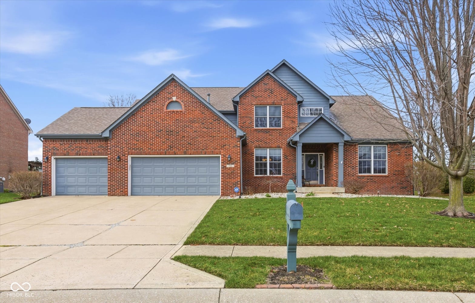 Front exterior at 752 Ridge Gate Drive, Brownsburg, IN