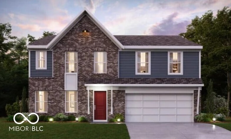 Front exterior at 7164 Maidstone Cove, McCordsville, IN