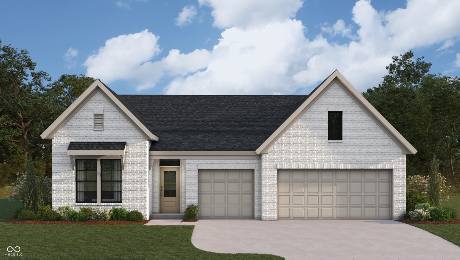 Front exterior at 6228 Hampton Walk Boulevard, McCordsville, IN