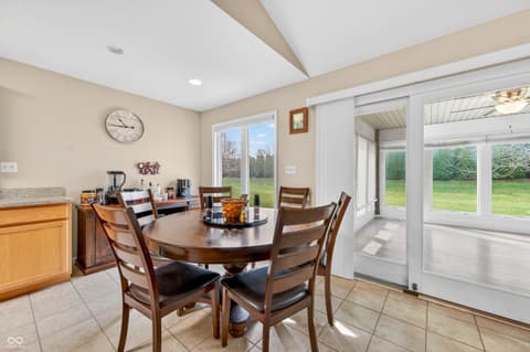Dining room at 5147 E Hyde Court, Columbus, IN