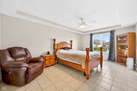Primary bedroom at 5147 E Hyde Court, Columbus, IN