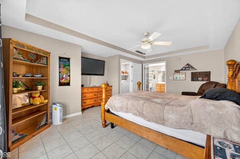 Primary bedroom at 5147 E Hyde Court, Columbus, IN