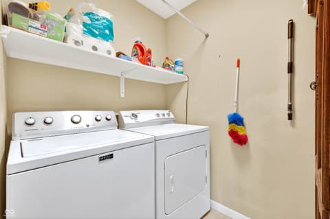 Laundry room at 5147 E Hyde Court, Columbus, IN