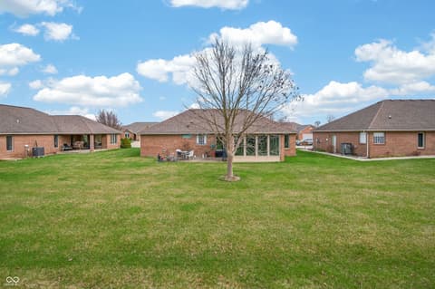Backyard at 5147 E Hyde Court, Columbus, IN