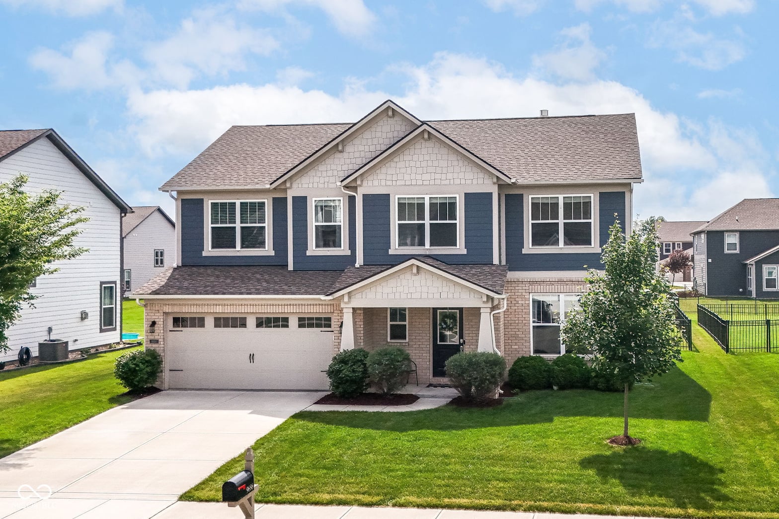 Front exterior at 9686 Ridgecrest Lane, McCordsville, IN