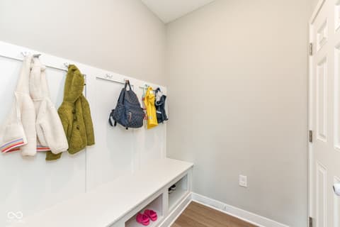 Laundry room at 9686 Ridgecrest Lane, McCordsville, IN