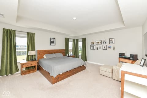 Primary bedroom at 9686 Ridgecrest Lane, McCordsville, IN