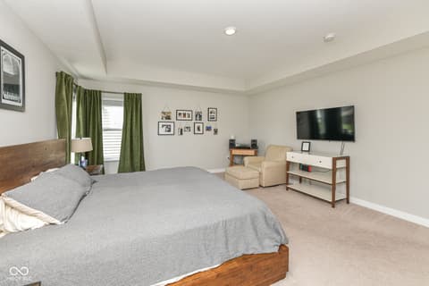 Primary bedroom at 9686 Ridgecrest Lane, McCordsville, IN