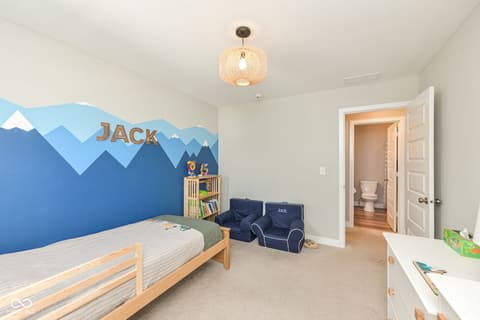 Bedroom at 9686 Ridgecrest Lane, McCordsville, IN