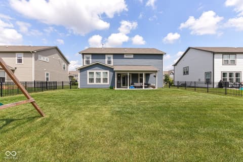 Backyard at 9686 Ridgecrest Lane, McCordsville, IN