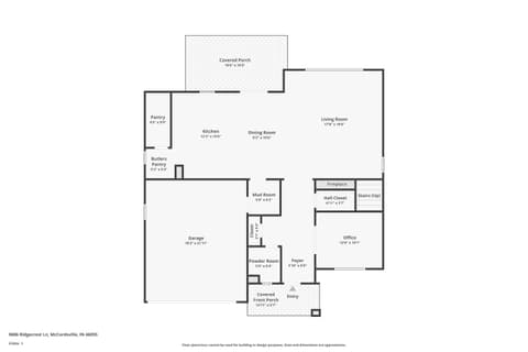 Floor Plan — 9686 Ridgecrest Lane, McCordsville, IN