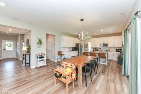 Dining room at 9686 Ridgecrest Lane, McCordsville, IN