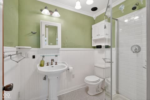 Bathroom at 168 W Broadway Street, Shelbyville, IN