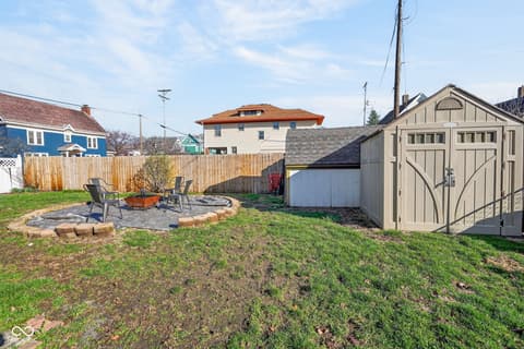 Yard at 168 W Broadway Street, Shelbyville, IN