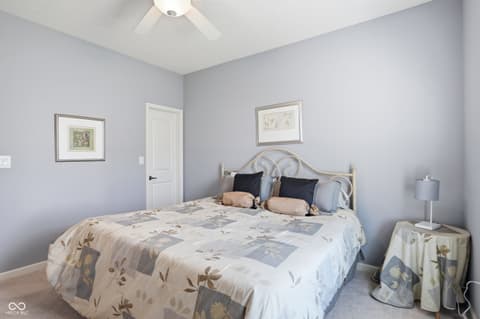 Bedroom at 9704 Brook Wood Drive, McCordsville, IN