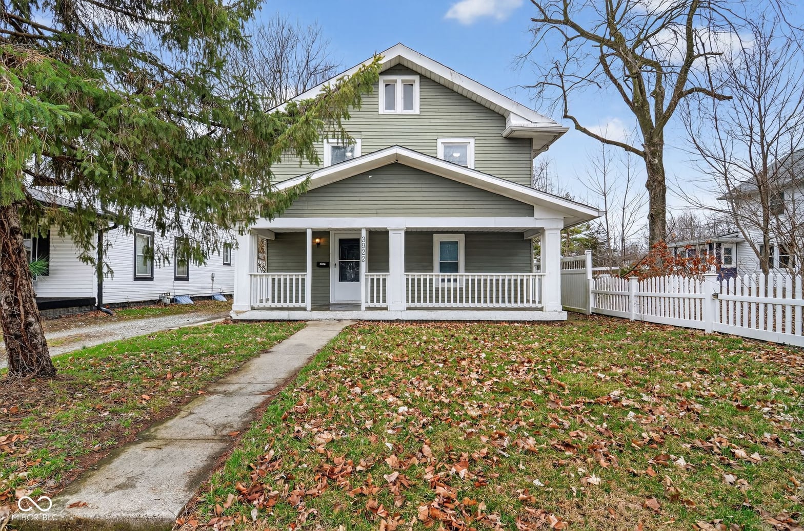 Front exterior at 3922 Rookwood Avenue, Indianapolis, IN