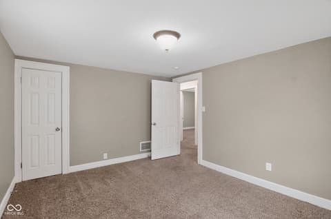 Bedroom at 3922 Rookwood Avenue, Indianapolis, IN